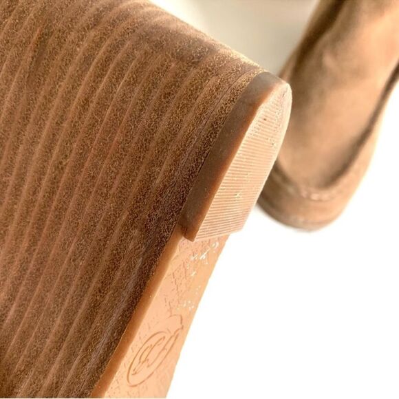 Lucky Brand Ysabel Black Suede Wedge Chukka Bootie - Picture 10 of 13